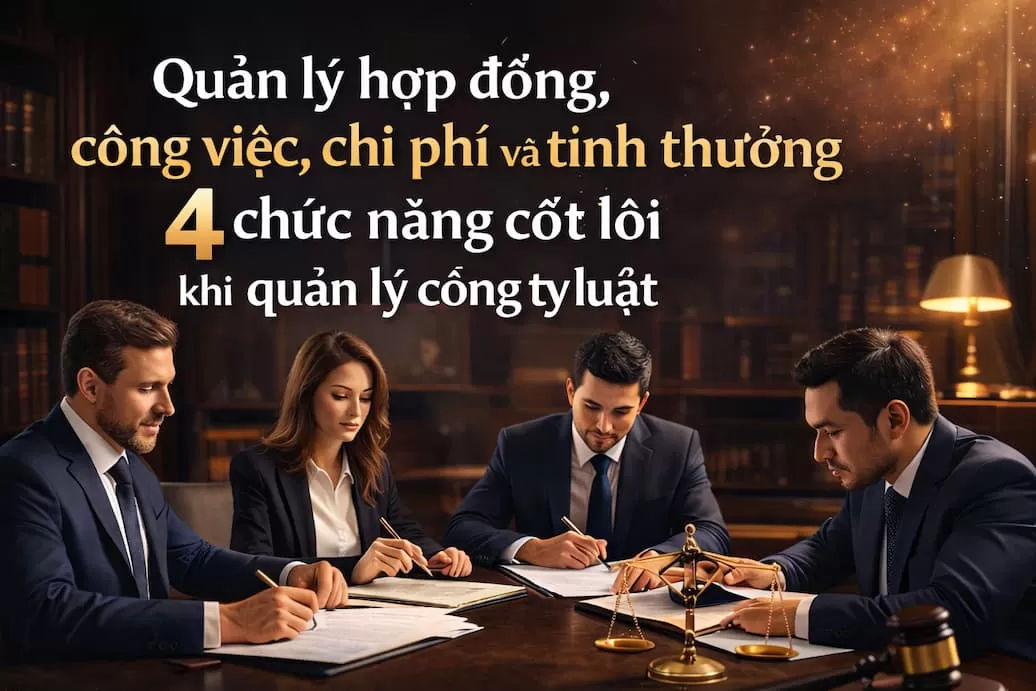 4 chức năng quản lý công ty luật