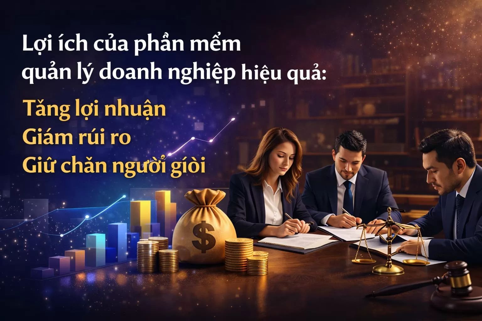 Lợi ích của phần mềm quản lý doanh nghiệp