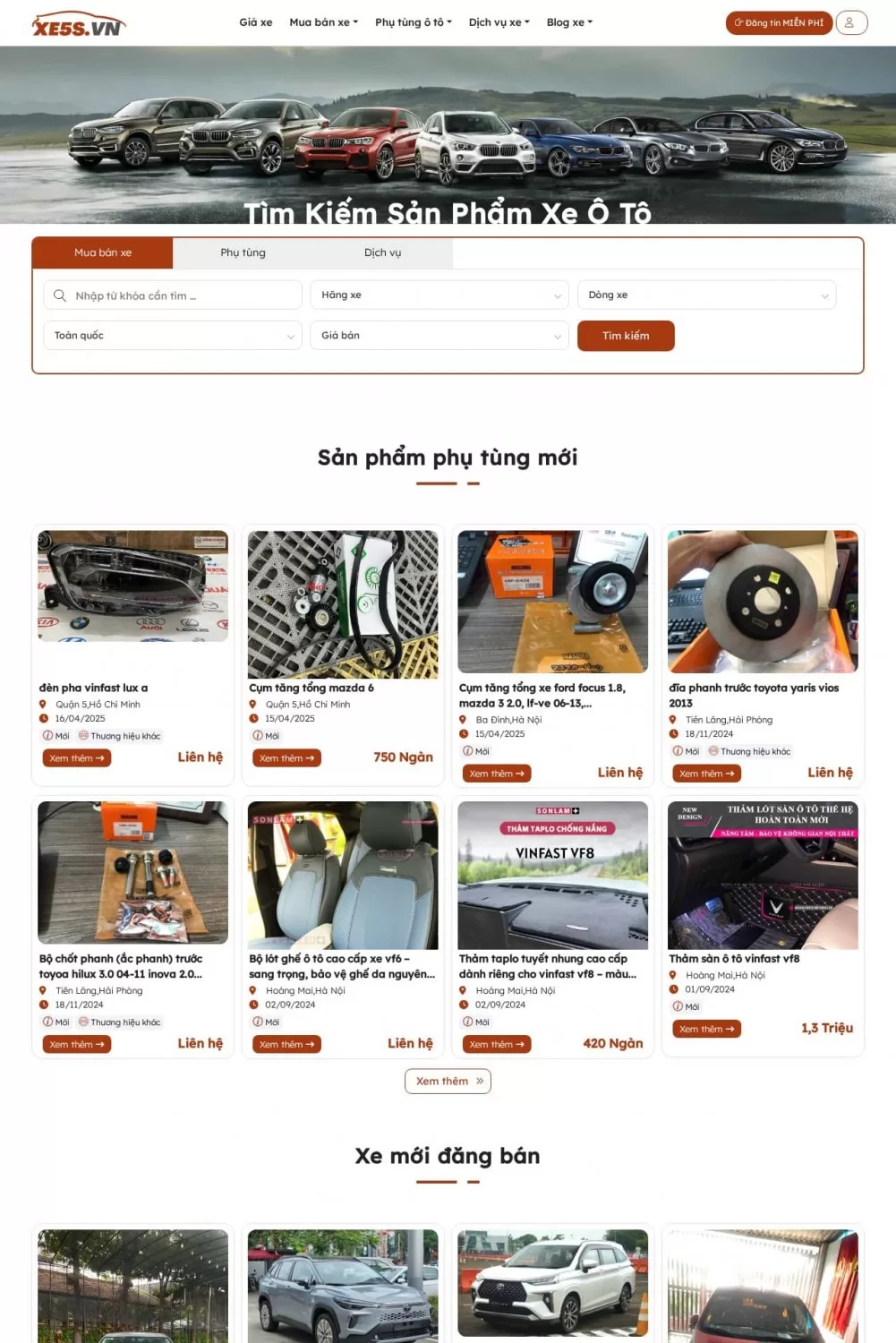 Web sàn TMĐT